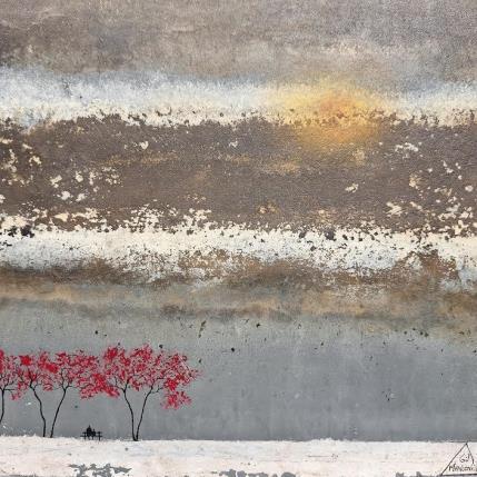 Painting Adula by Manconi Gil | Painting Subject matter Metal, Upcycling Landscapes