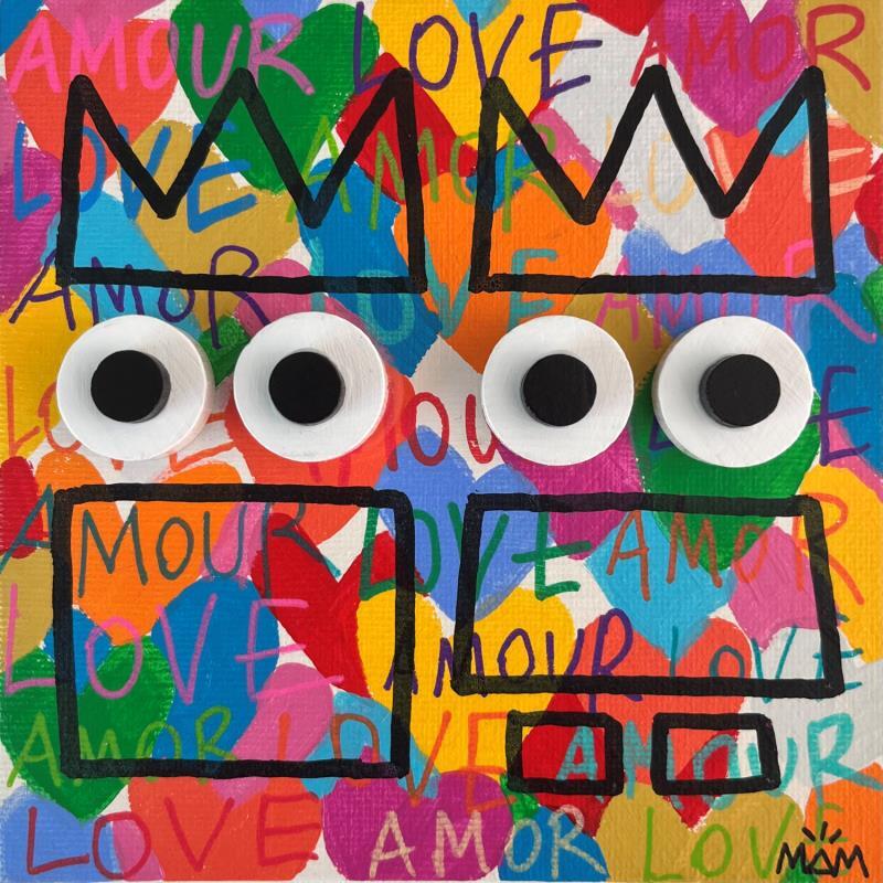 Painting POTES D'AMOUR by Mam | Painting Pop-art Acrylic Life style, Pop icons, Urban
