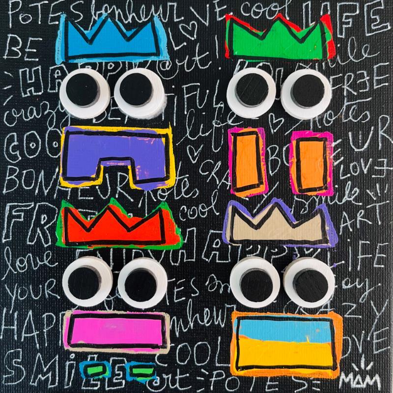 Painting 4 POTOS by Mam | Painting Pop-art Portrait Pop icons Life style Acrylic