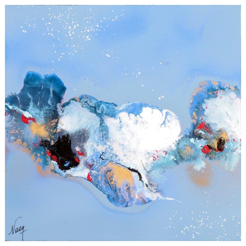 Painting C2623 by Naen | Painting Abstract Acrylic Ink