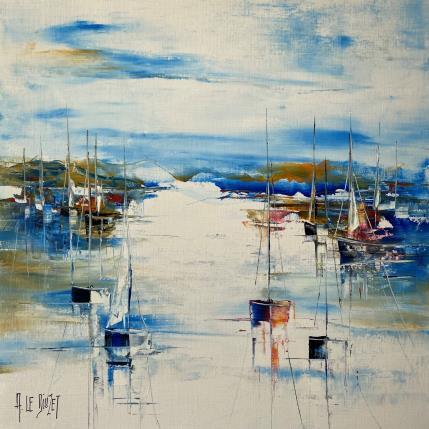 Painting Compo Marine D05 by Le Diuzet Albert | Painting Figurative Oil Marine