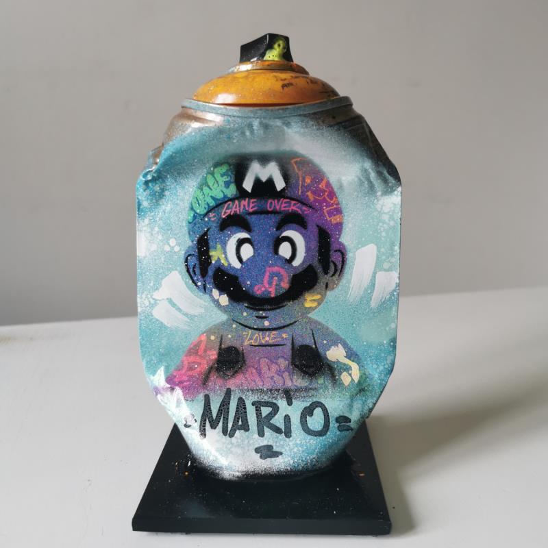 Sculpture Mario colors by Kedarone | Sculpture Pop-art Acrylic, Graffiti Pop icons