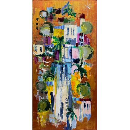 Painting Cascade by Bastide d´Izard Armelle | Painting Abstract
