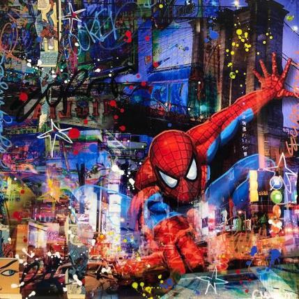 Painting Night spider by Novarino Fabien | Painting Pop-art Pop icons