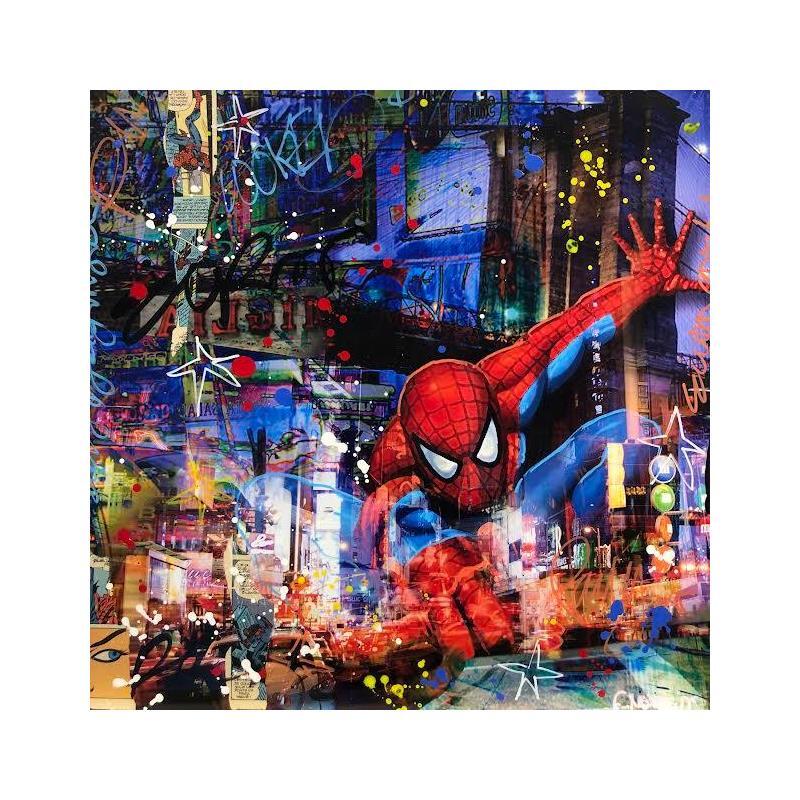 Painting Night spider by Novarino Fabien | Painting Pop-art Pop icons