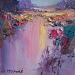 Gemälde Small stream   von Petras Ivica | Gemälde Impressionismus Landschaften Öl