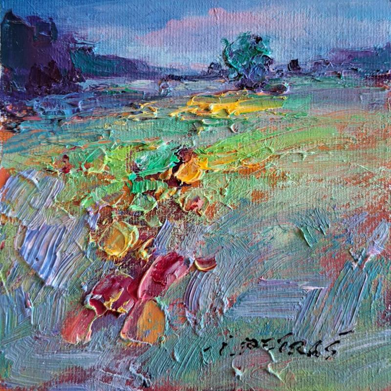 Painting Country  by Petras Ivica | Painting Impressionism Landscapes Oil