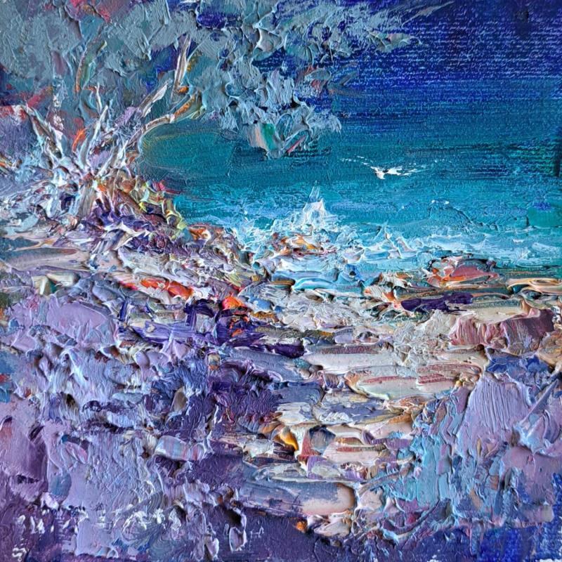 Gemälde Sea Harmony  von Petras Ivica | Gemälde Naive Kunst Landschaften Öl