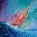 Peinture Sea  par Petras Ivica | Tableau Impressionnisme Paysages Huile