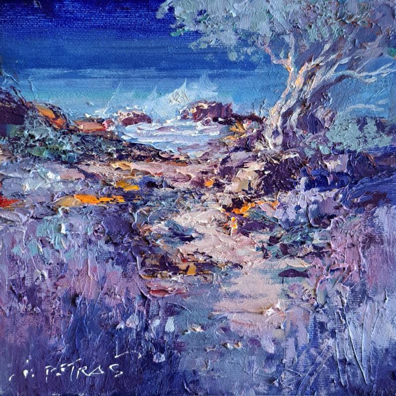 Painting Lavander  by Petras Ivica | Painting Impressionism Landscapes Oil