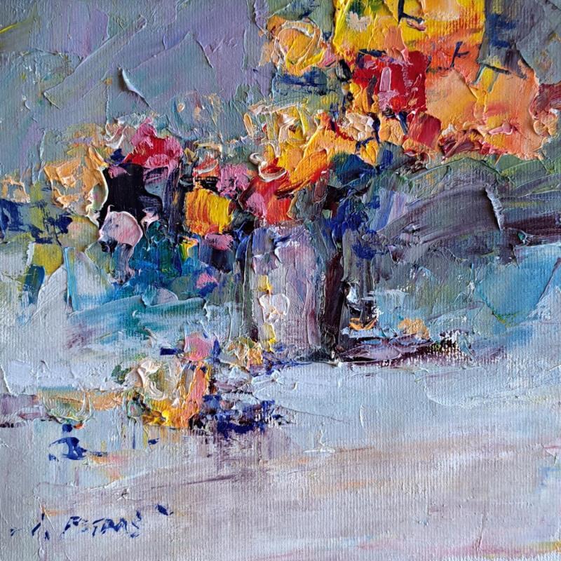 Painting The Scent of Flowers  by Petras Ivica | Painting Impressionism Landscapes Oil