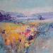 Painting Yellow  by Petras Ivica | Painting Impressionism Landscapes Oil