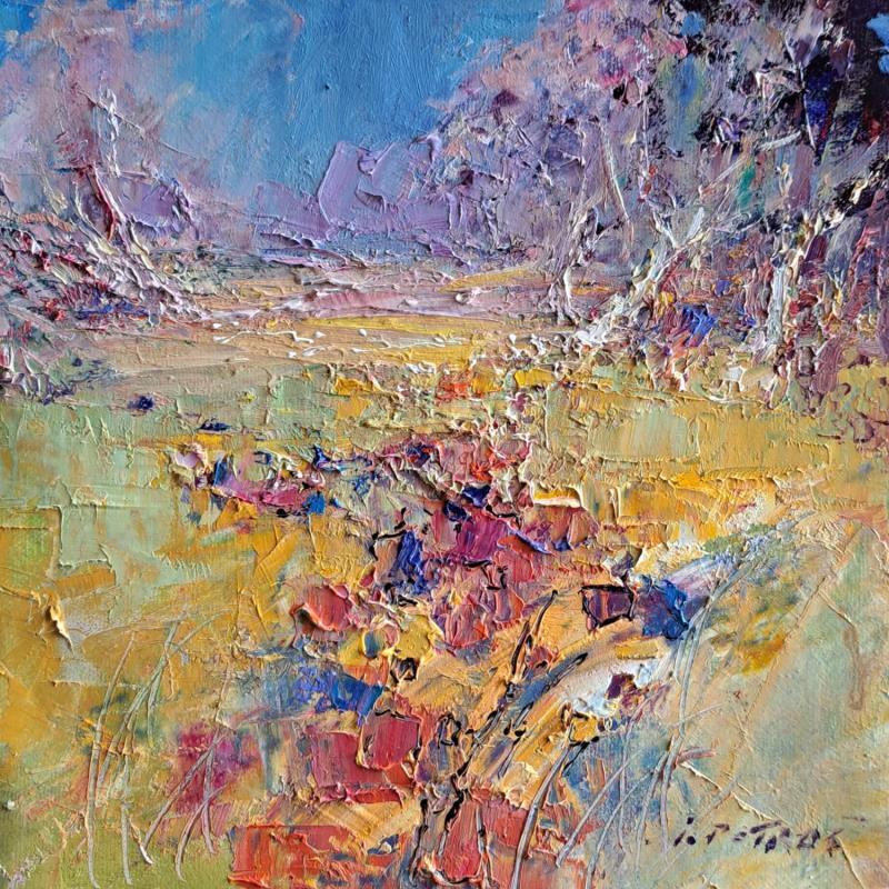 Painting Spring  by Petras Ivica | Painting Impressionism Landscapes Oil