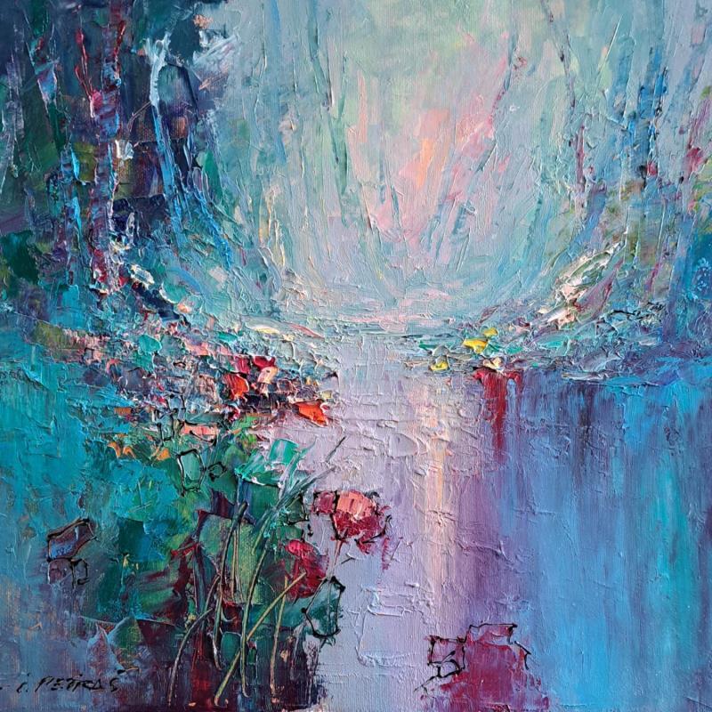 Peinture Dawn  par Petras Ivica | Tableau Impressionnisme Paysages Huile