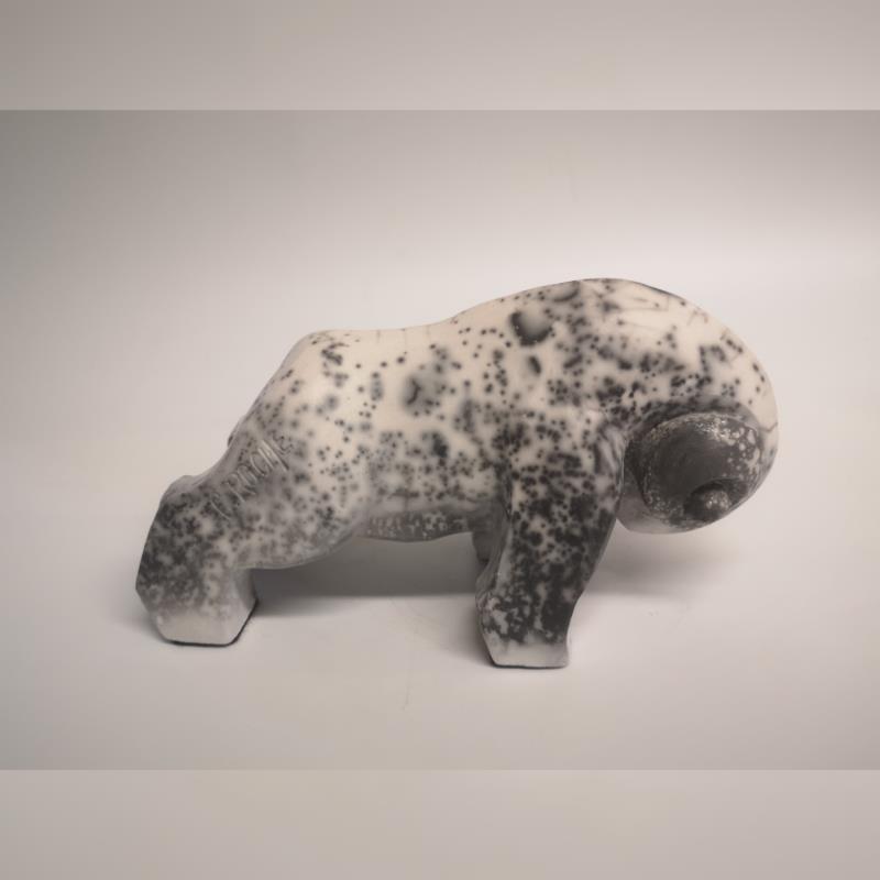 Sculpture L'instant d'avant  by Roche Clarisse | Sculpture Animals Ceramics Raku