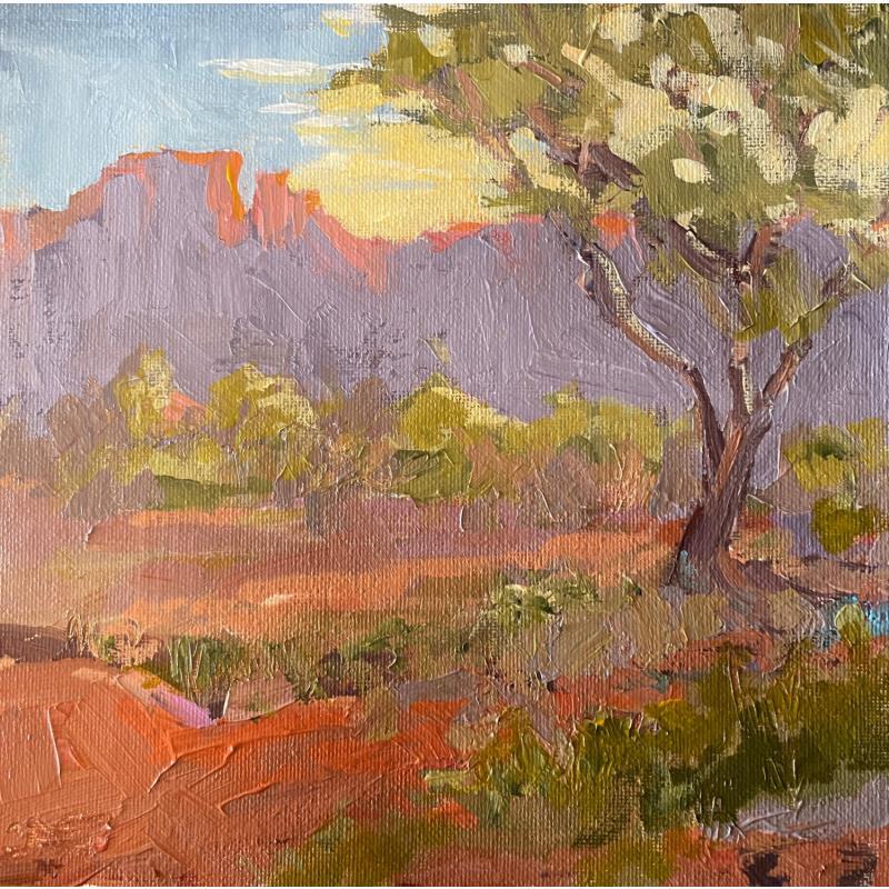 Painting Sedona Dawn by Carrillo Cindy  | Painting Figurative Landscapes Oil
