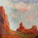 Painting Snoopy Rock by Carrillo Cindy  | Painting Figurative Landscapes Oil