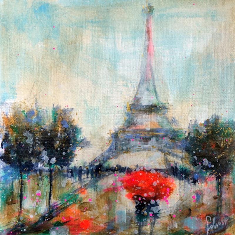 Painting Trocadero by Solveiga | Painting Acrylic