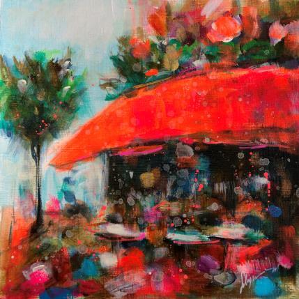Painting Café Procope by Solveiga | Painting  Acrylic