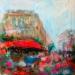 Painting Avenue Kleber by Solveiga | Painting Acrylic
