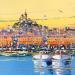 Painting Matin dans le vieux port  by Corbière Liisa | Painting Figurative Landscapes Oil