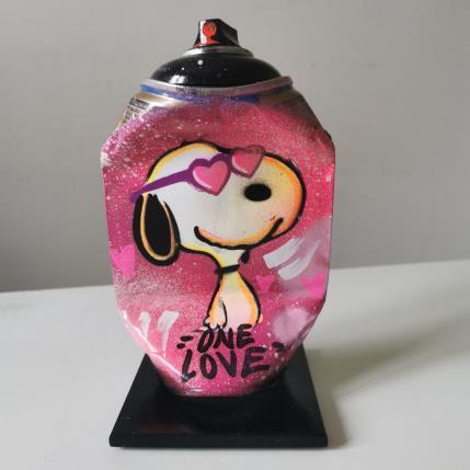 Sculpture Snoopy love you  by Kedarone | Sculpture Pop-art Acrylic, Graffiti Pop icons