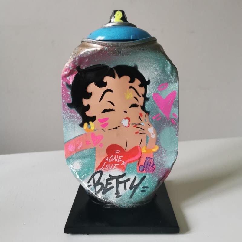 Sculpture Betty Boop by Kedarone | Sculpture Pop-art Pop icons Graffiti Acrylic