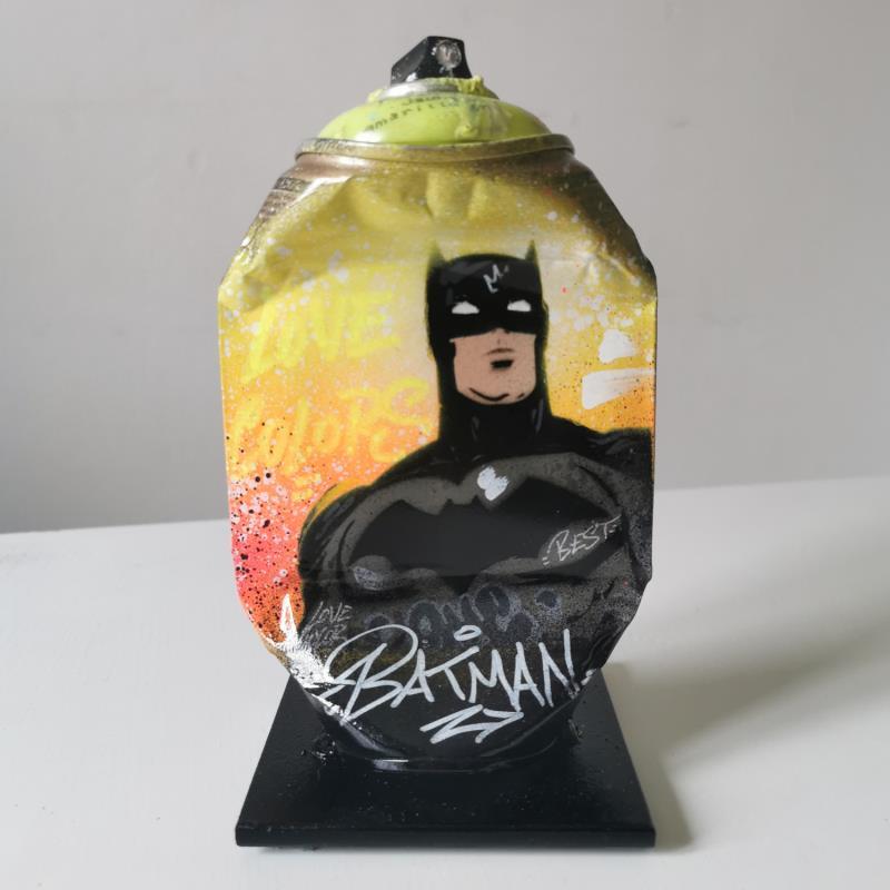 Sculpture Batman gotham by Kedarone | Sculpture Pop-art Pop icons Graffiti Acrylic