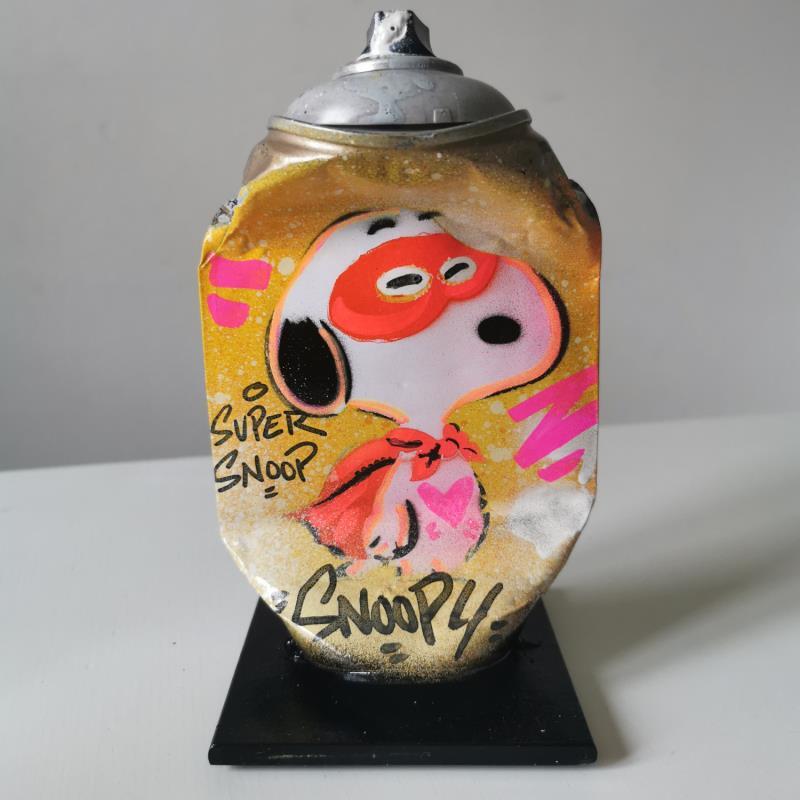 Sculpture Super Snoopy par Kedarone | Sculpture Pop-art Acrylique, Graffiti Icones Pop
