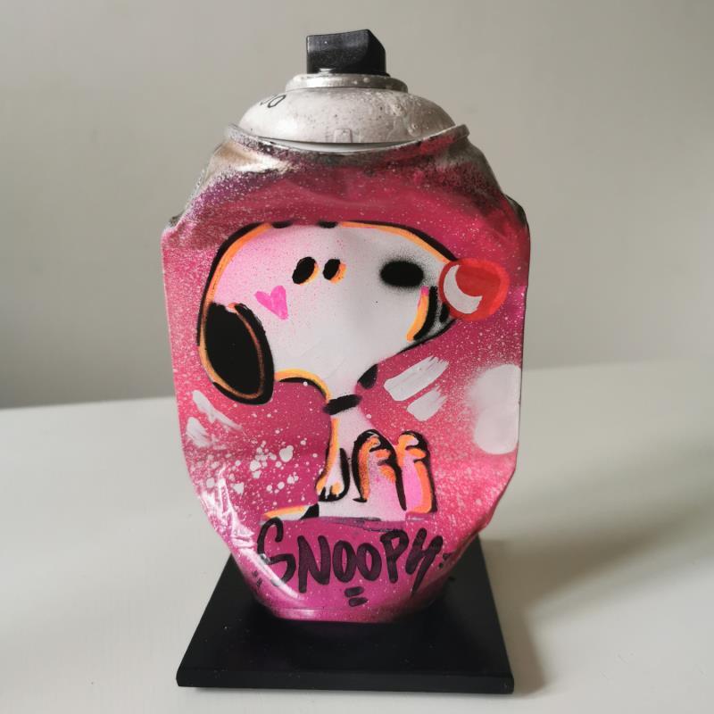Skulptur Snoopy gumgum von Kedarone | Skulptur Pop-Art Acryl, Graffiti Pop-Ikonen