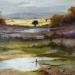 Peinture Atardecer I par Cabello Ruiz Jose | Tableau Impressionnisme Paysages Huile