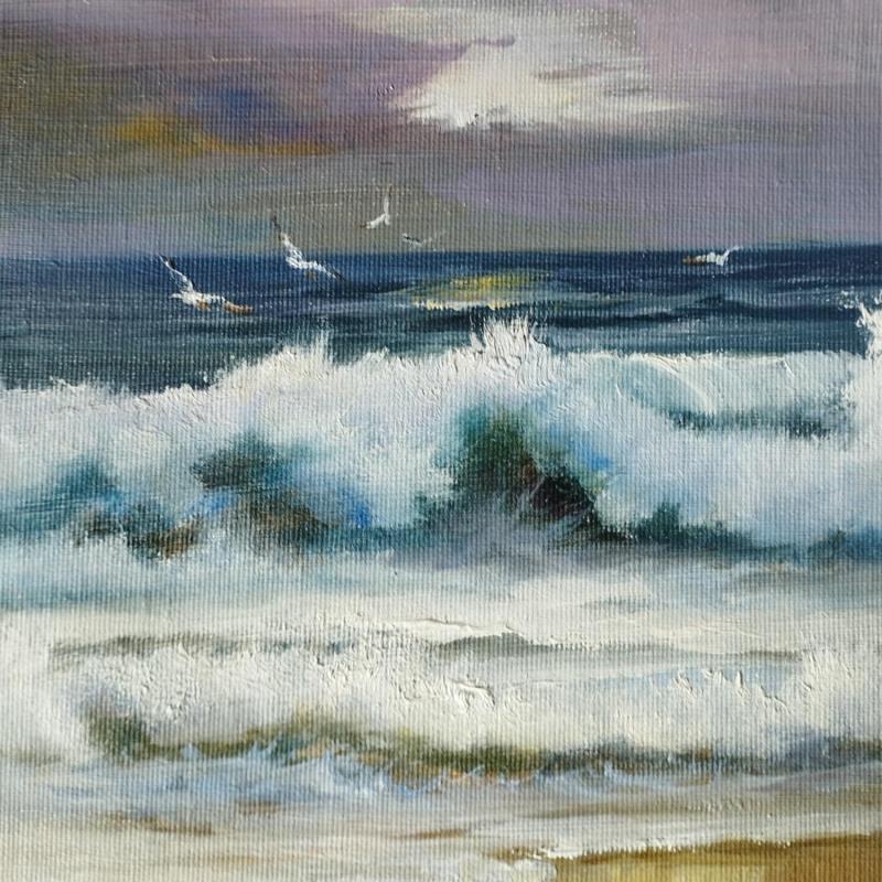 Painting Marina II by Cabello Ruiz Jose | Painting Impressionism Oil Marine, Pop icons