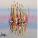 Gemälde Les bateaux sous l'horizon von Fonteyne David | Gemälde Figurativ Marine Acryl