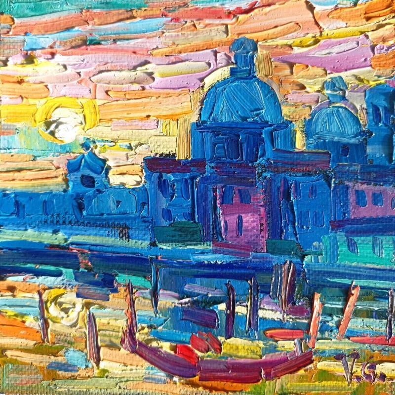 Painting Venice color pastel by Georgieva Vanya | Painting Figurative Oil Landscapes