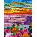 Gemälde Colorful Island von Georgieva Vanya | Gemälde Figurativ Landschaften Öl