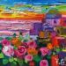 Gemälde Colorful Island von Georgieva Vanya | Gemälde Figurativ Landschaften Öl