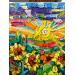 Painting Sunny fields by Georgieva Vanya | Painting Figurative Landscapes Oil