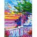 Painting Terraces by Georgieva Vanya | Painting Figurative Landscapes Oil