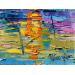 Gemälde Sunrise on lake von Georgieva Vanya | Gemälde Figurativ Landschaften Öl