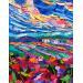 Gemälde Poppies von Georgieva Vanya | Gemälde Figurativ Landschaften Öl