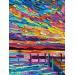 Peinture Colorful seascape par Georgieva Vanya | Tableau Figuratif Paysages Huile