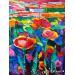 Peinture Poppies field par Georgieva Vanya | Tableau Figuratif Paysages Huile