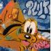 Peinture Pluto par Kedarone | Tableau Pop-art Icones Pop Graffiti Acrylique