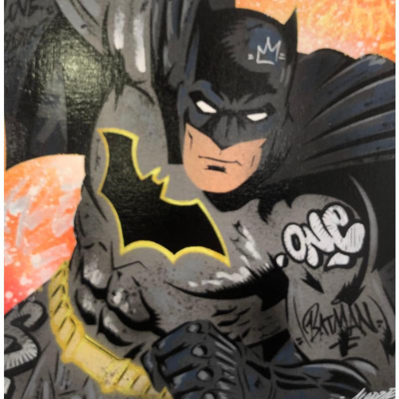 Painting Go Batman by Kedarone | Painting Pop-art Pop icons Graffiti Acrylic