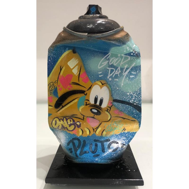 Sculpture Pluto par Kedarone | Sculpture Pop-art Acrylique, Graffiti Icones Pop