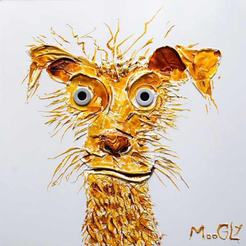 Gemälde Idéfus von Moogly | Gemälde Art brut Tiere Acryl Harz Pigmente