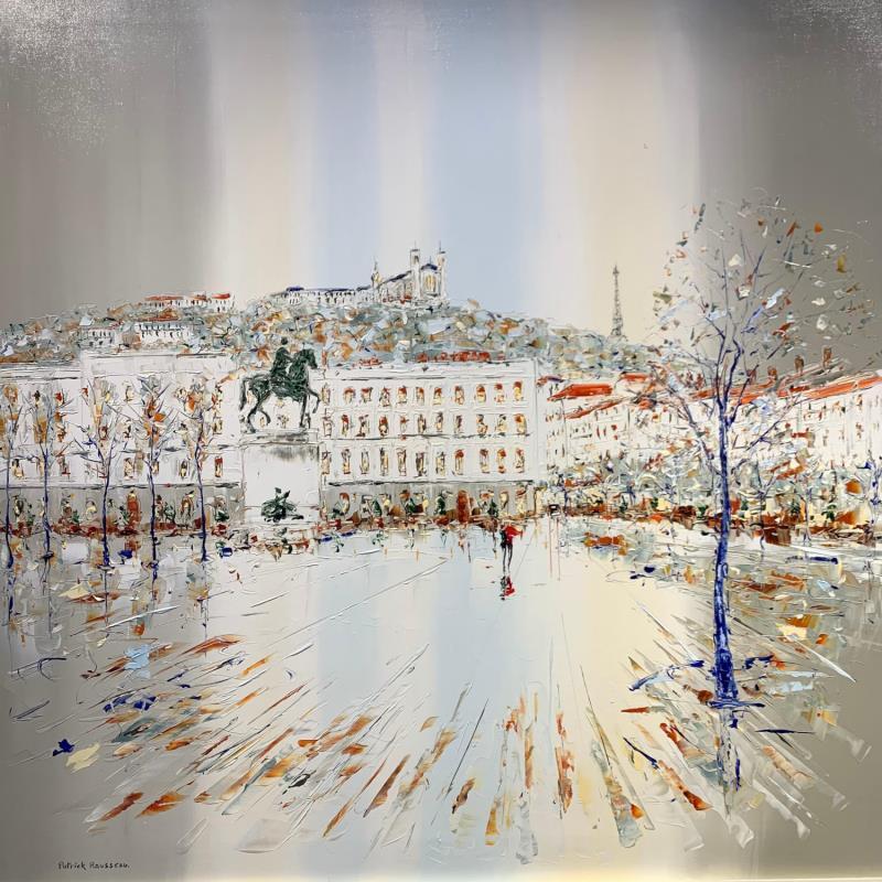 Painting L'arbre vagabond by Rousseau Patrick | Painting Figurative Urban Oil