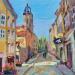 Painting Rue Espariat by Arkady | Painting Figurative Oil