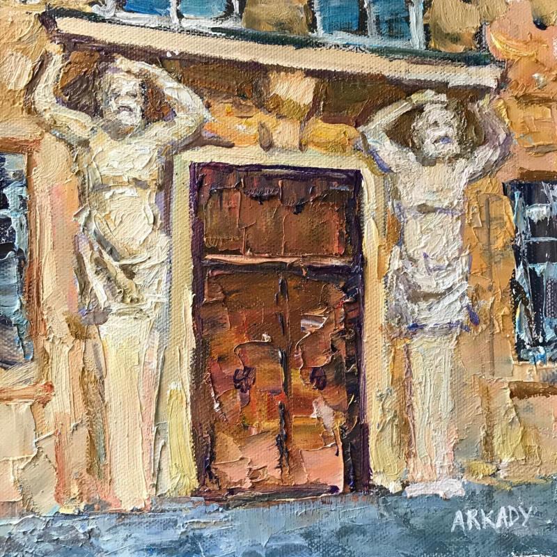 Painting Les Atlantes  by Arkady | Painting Figurative Oil