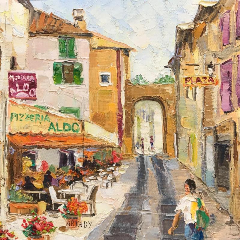Painting Ruelle provençale  by Arkady | Painting Figurative Oil